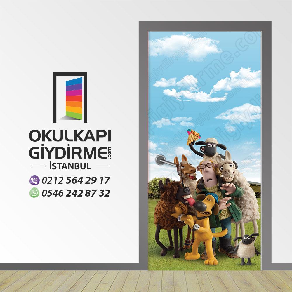 Kapı Giydirme Koyun Shaun KG ÇF 18