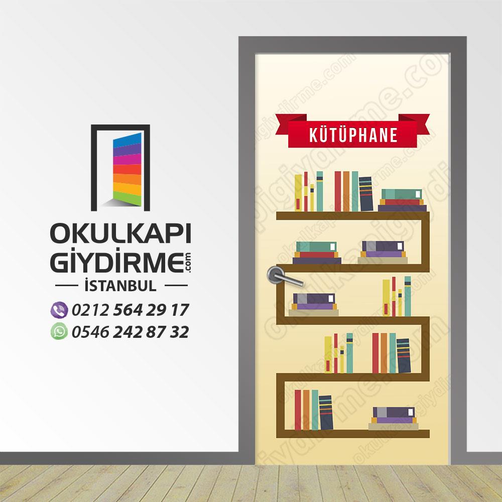 Kapı Giydirme Kütüphane KG KÜ 03