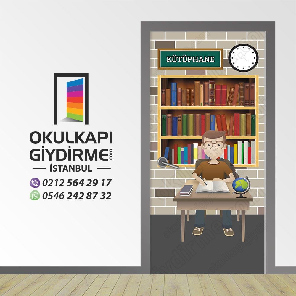 Kapı Giydirme Kütüphane KG KÜ 04