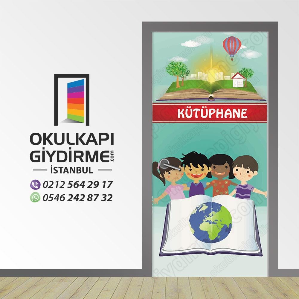 Kapı Giydirme Kütüphane KG KÜ 20