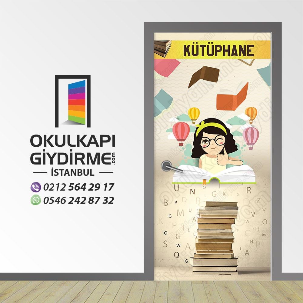 Kapı Giydirme Kütüphane KG KÜ 29