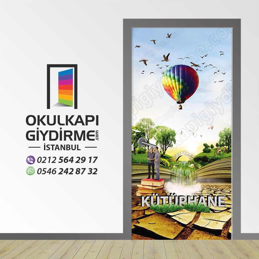 Kapı Giydirme Kütüphane KG KÜ 34