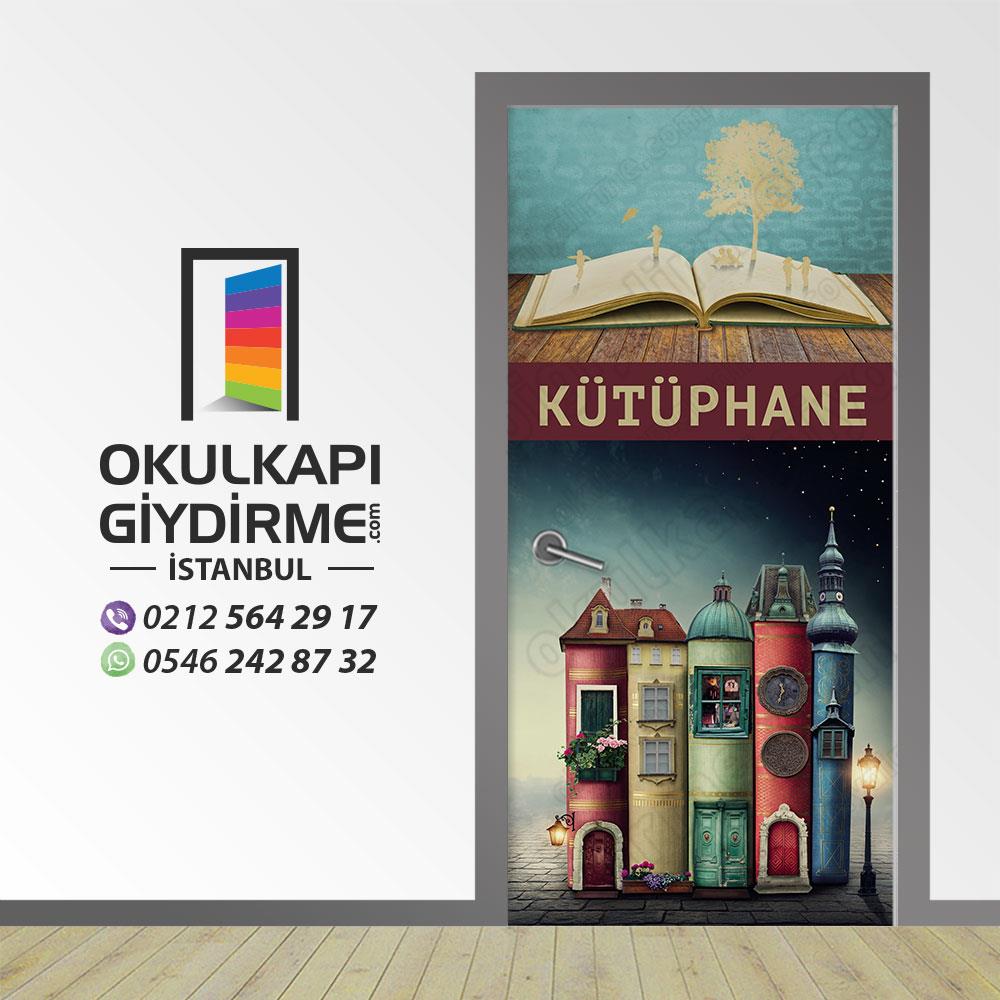 Kapı Giydirme Kütüphane KG KÜ 36