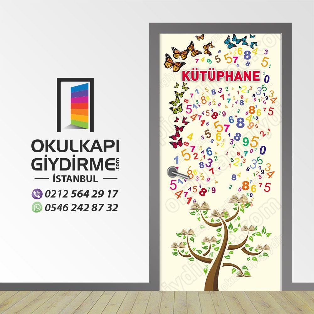Kapı Giydirme Kütüphane KG KÜ 43