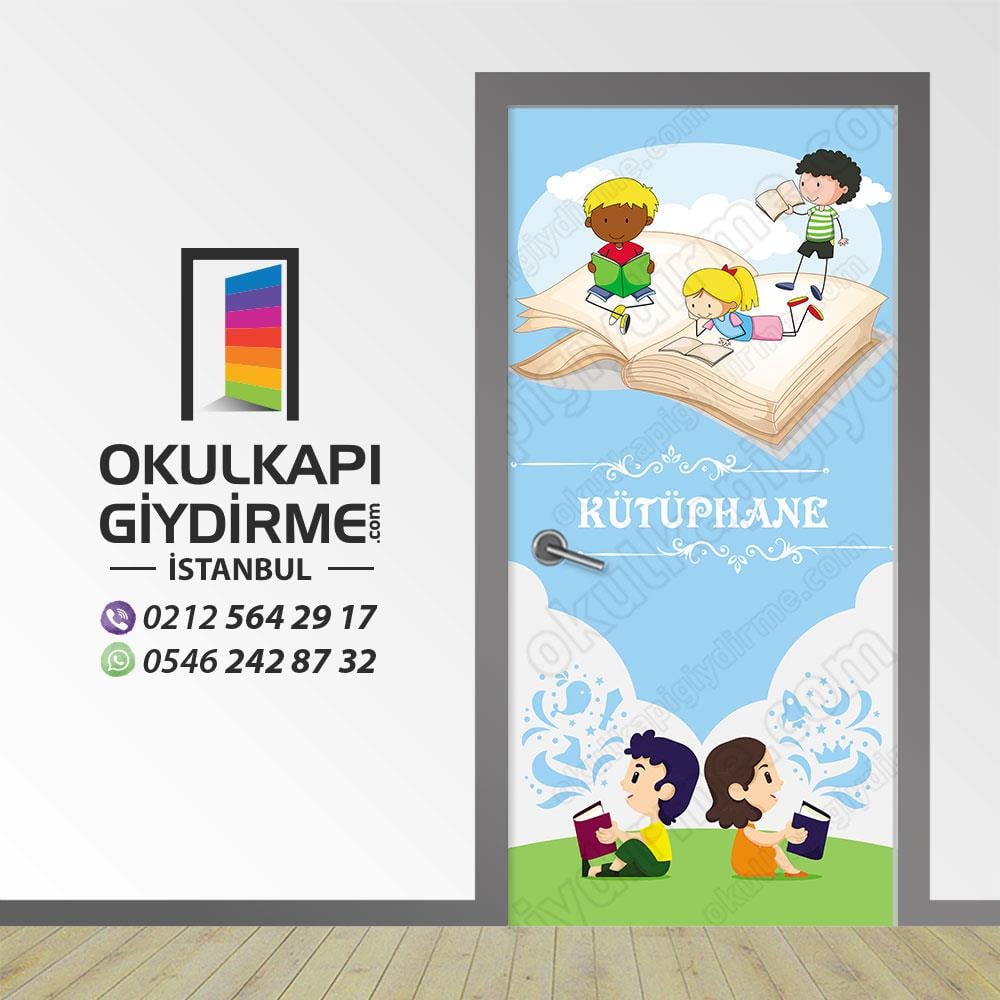 Kapı Giydirme Kütüphane KG KÜ 54
