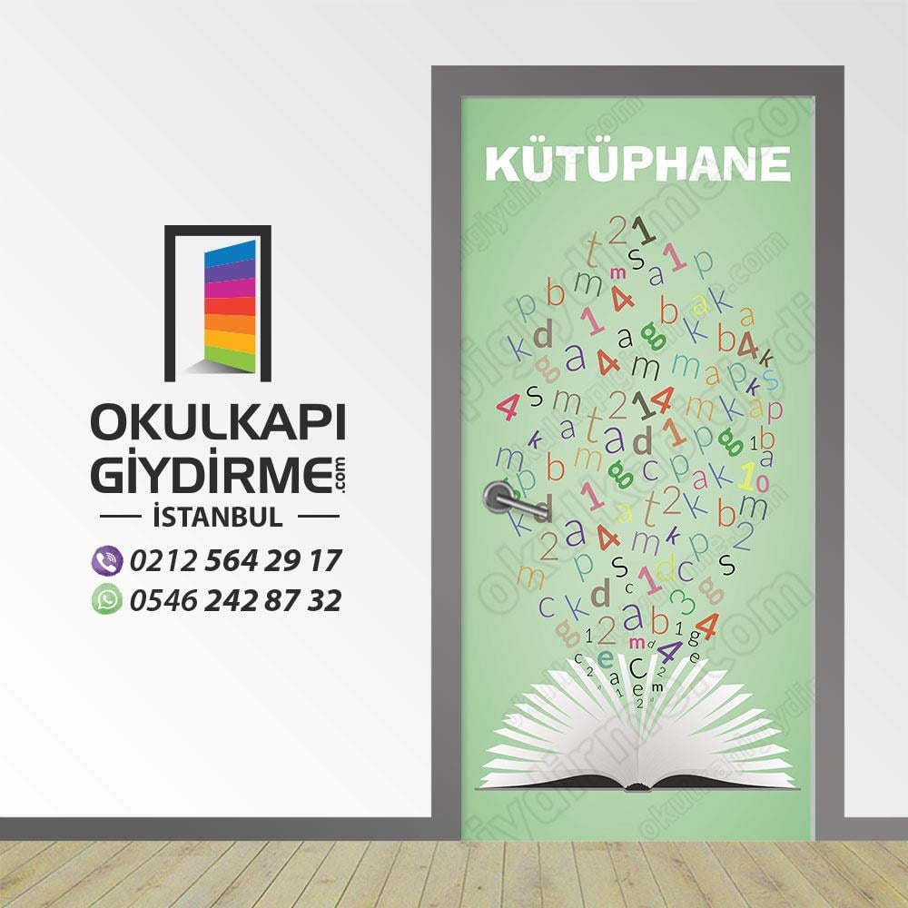 Kapı Giydirme Kütüphane KG KÜ 62