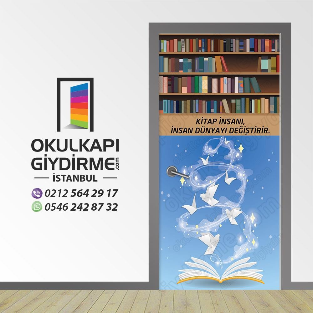 Kapı Giydirme Kütüphane KG KÜ 75