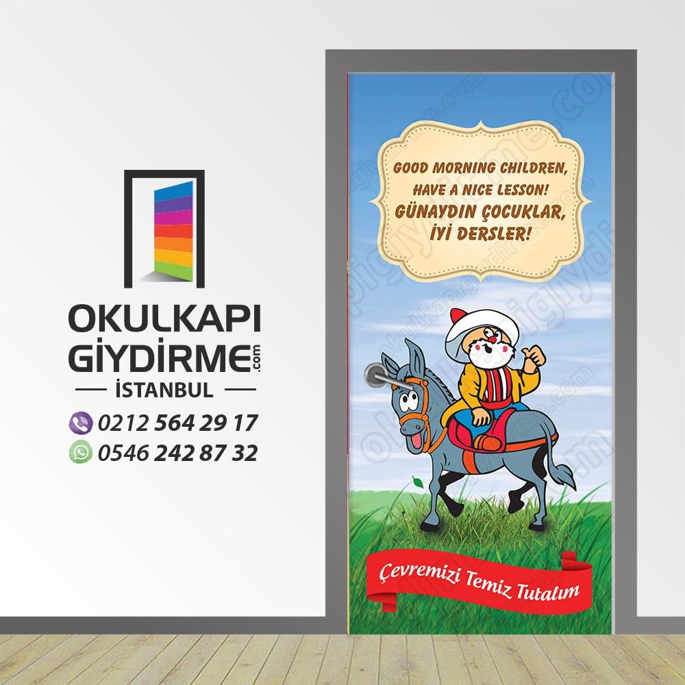 Kapı Giydirme Nasreddin Hoca KG ÇF 08