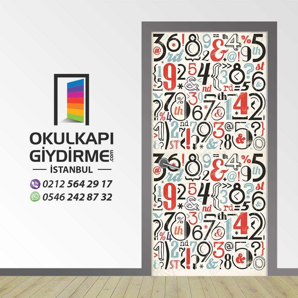 Kapı Giydirme Sayılar KG MAT 20