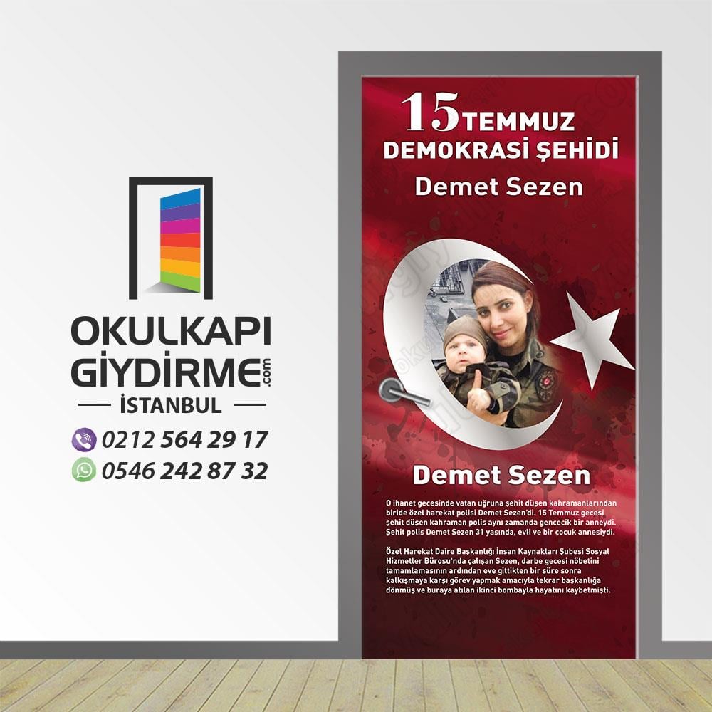 Kapı Giydirme Şehitlerimiz KG ŞHT 02