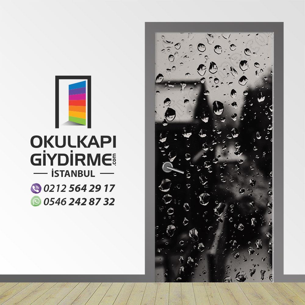 Kapı Giydirme Siyah Beyaz KG SB 09
