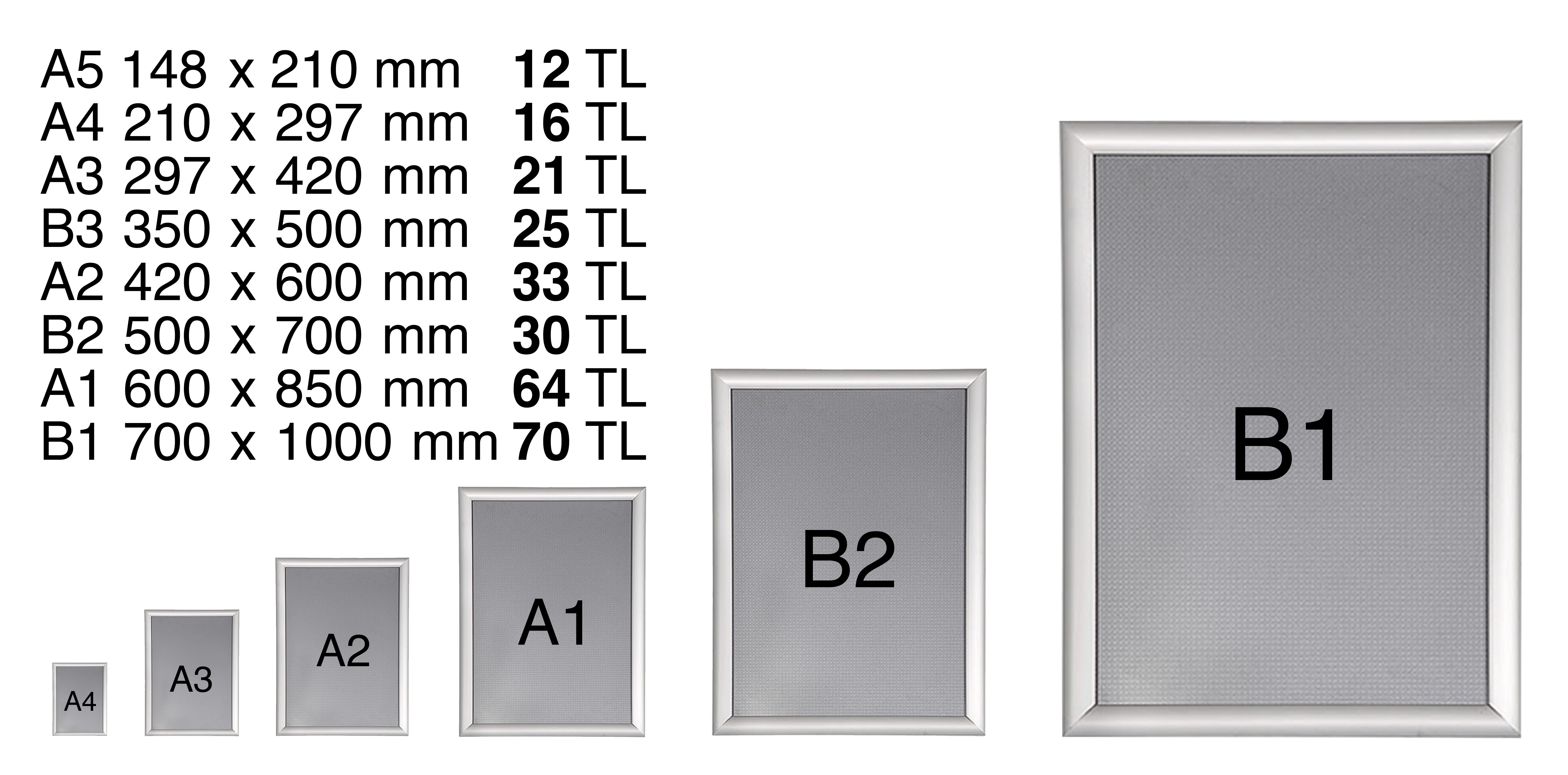 Rondo Standart Köşeli Alüminyum Çerçeve R 002