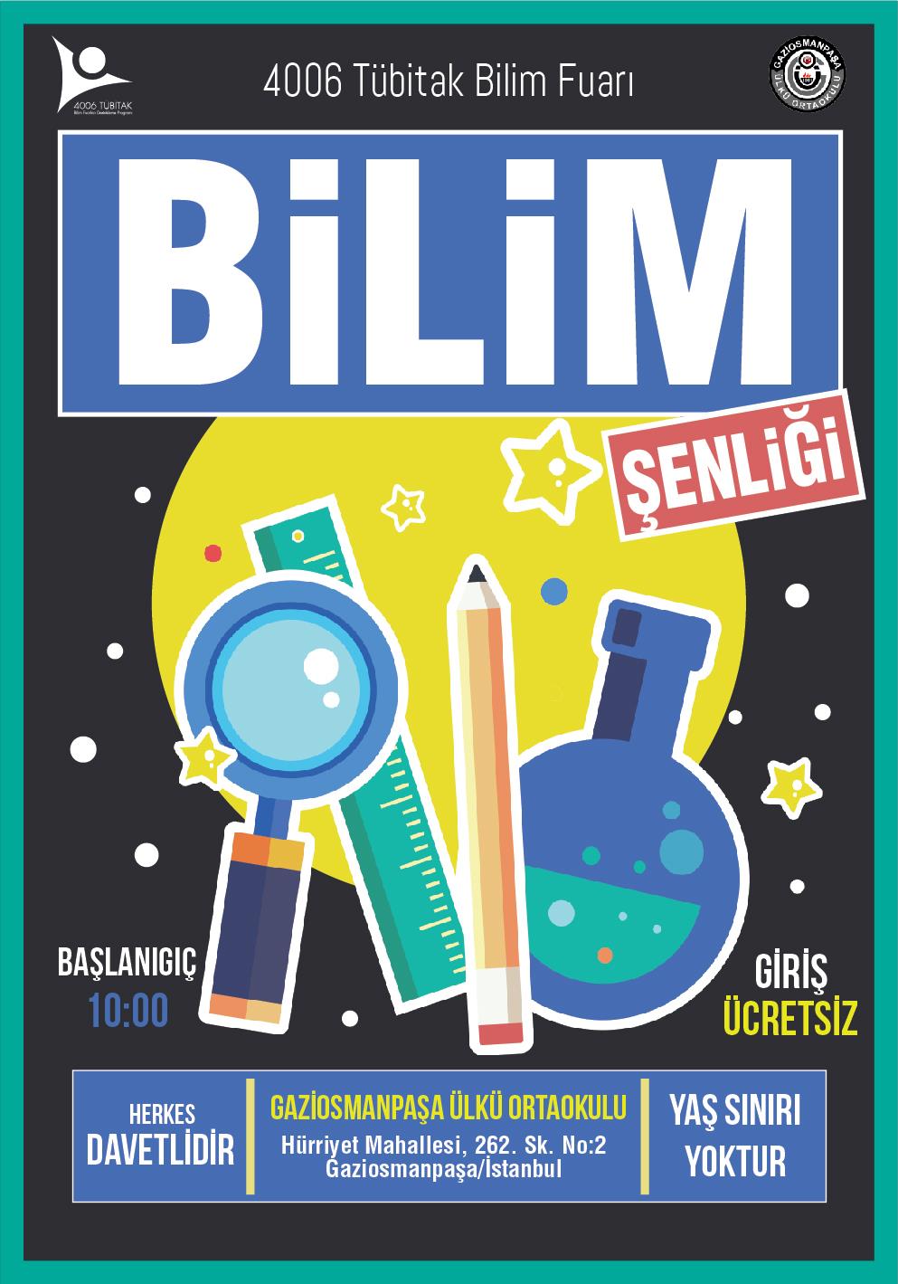 Tübitak Bilim Fuarı Afiş BFA 03