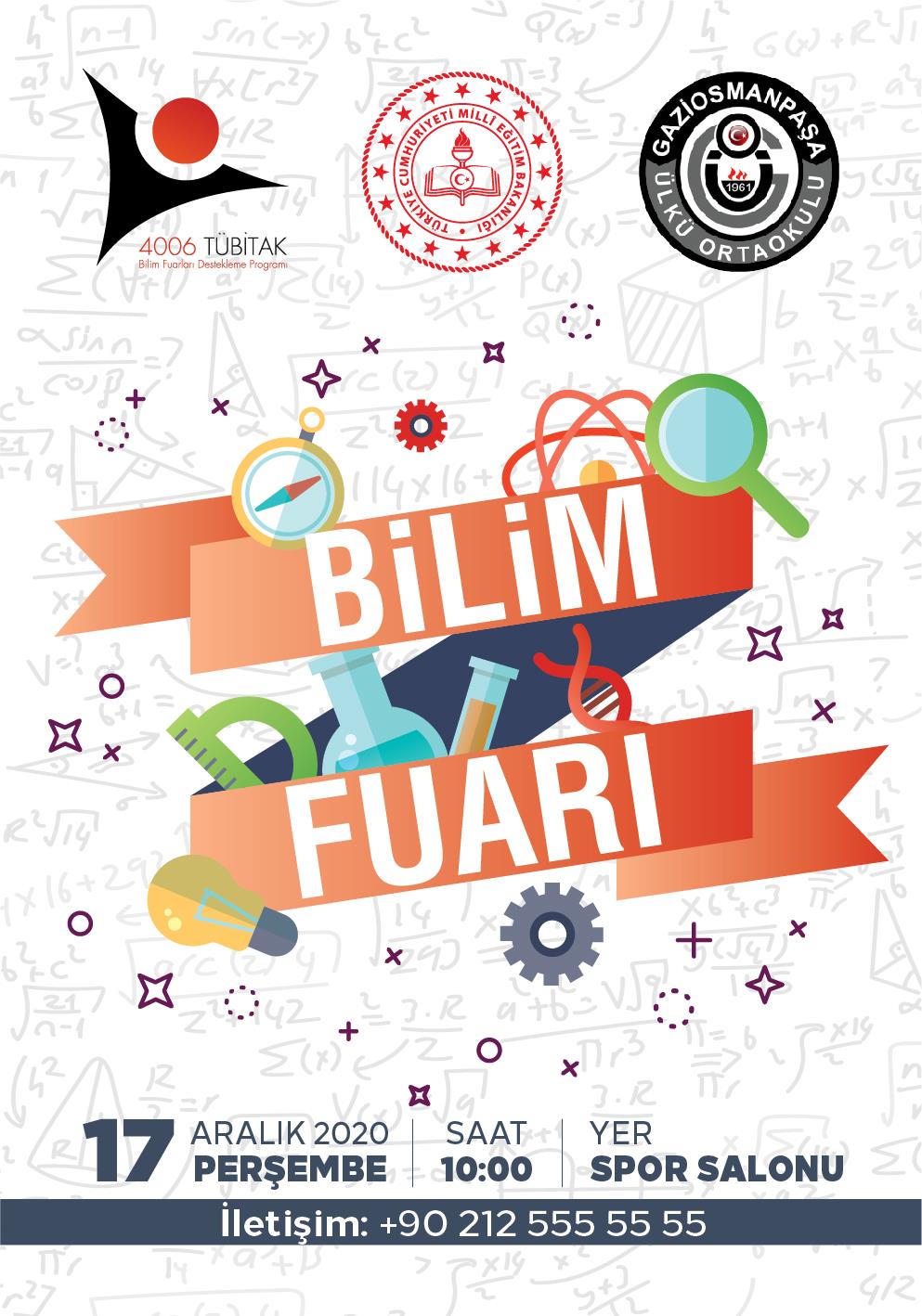 Tübitak Bilim Fuarı Afiş BFA 13
