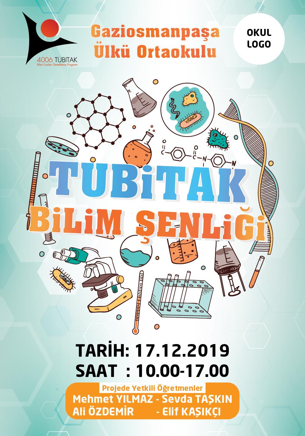 Tübitak Bilim Fuarı Afiş BFA 15