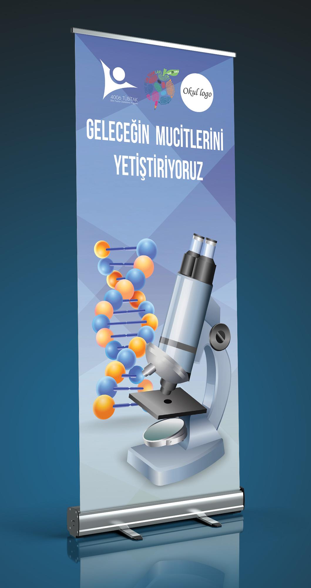 Tübitak Bilim Fuarı Roll Up BFR 02