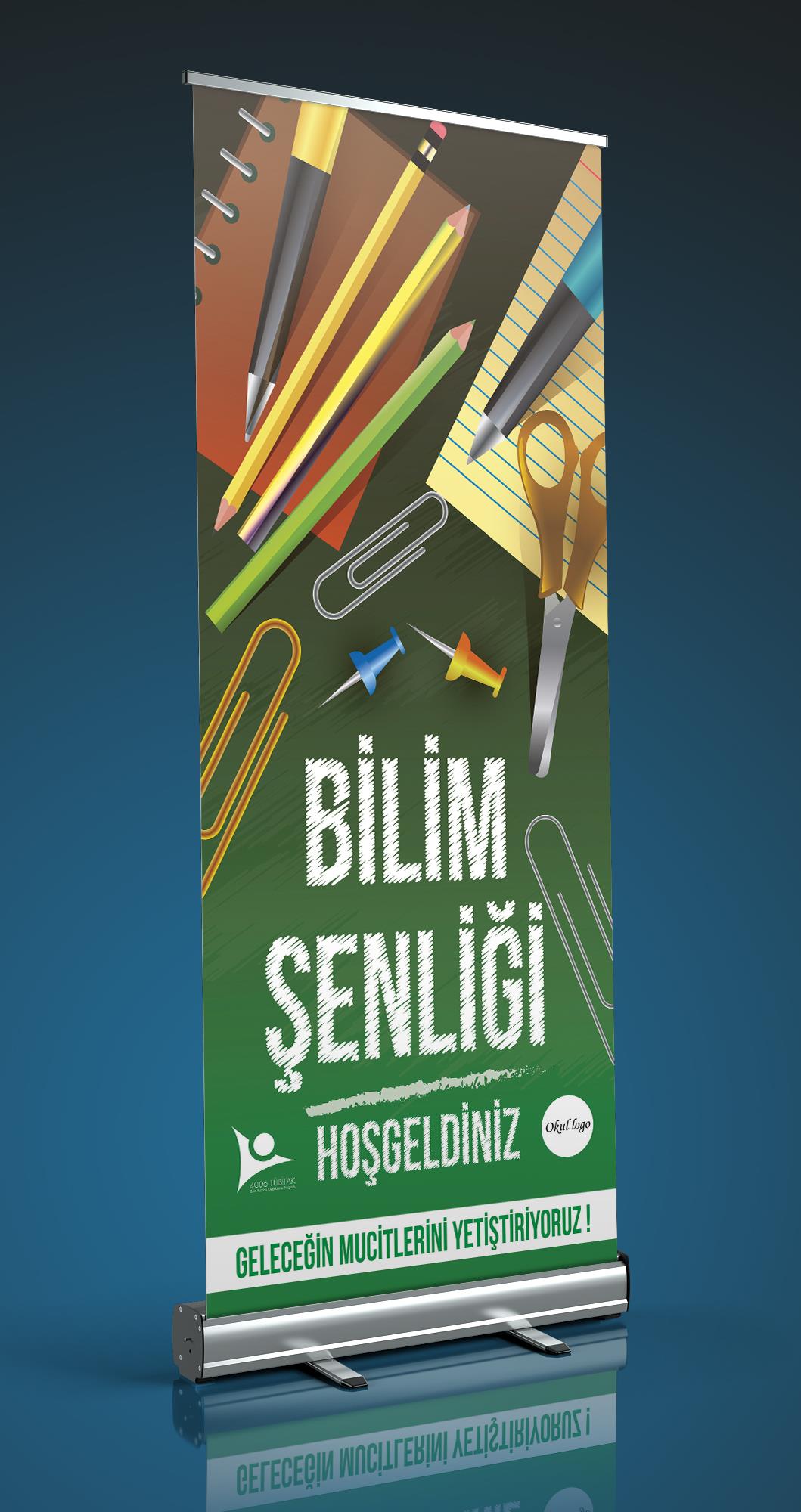 Tübitak Bilim Fuarı Roll Up BFR 04