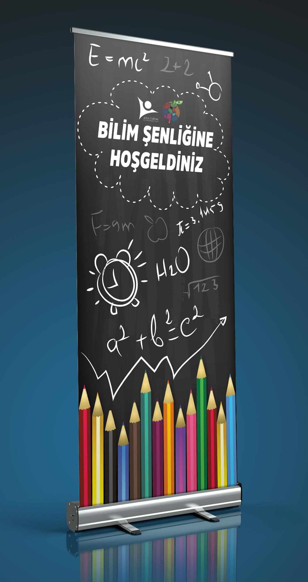 Tübitak Bilim Fuarı Roll Up BFR 05