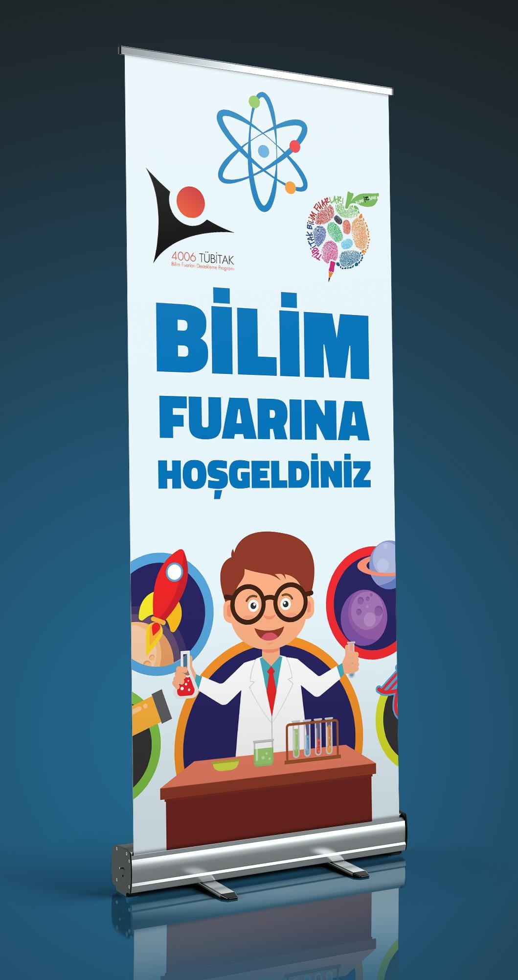 Tübitak Bilim Fuarı Roll Up BFR 06