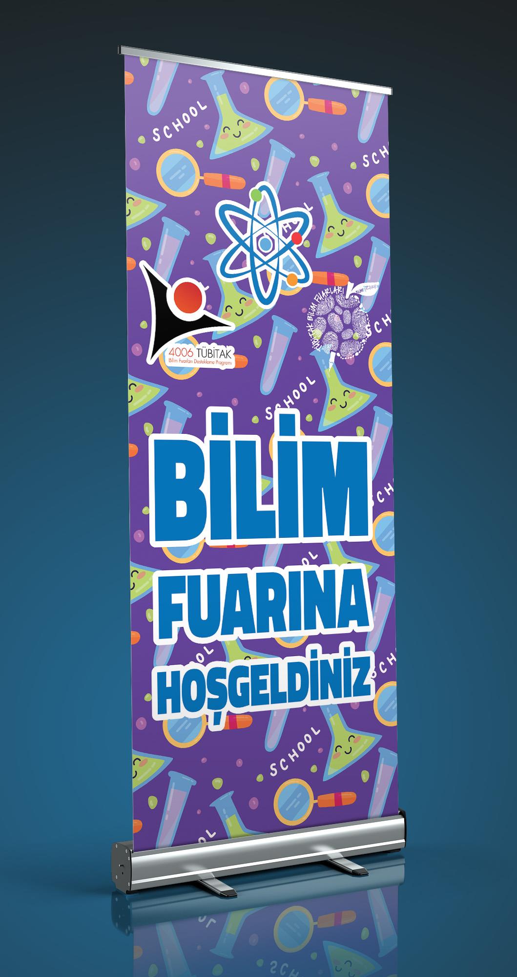 Tübitak Bilim Fuarı Roll Up BFR 07