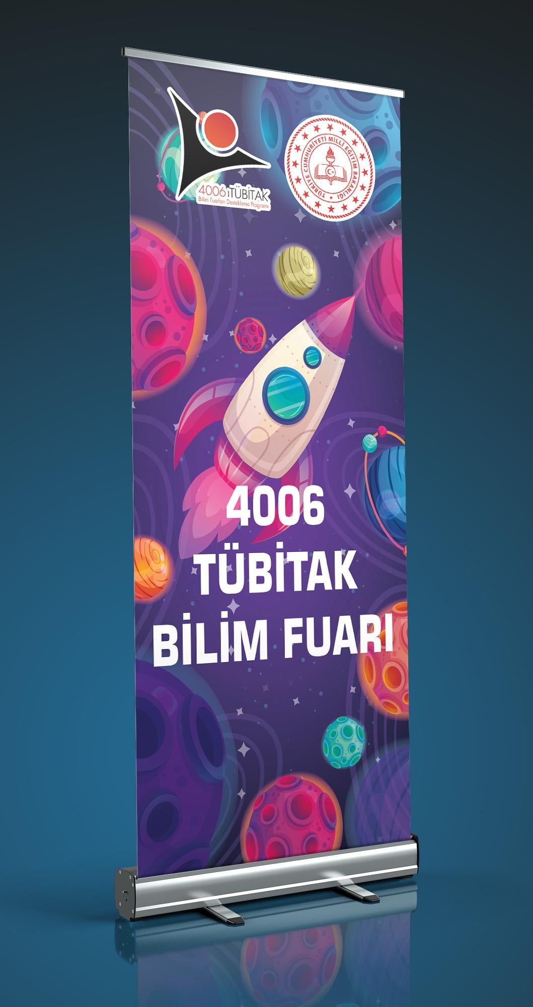 Tübitak Bilim Fuarı Roll Up BFR 08