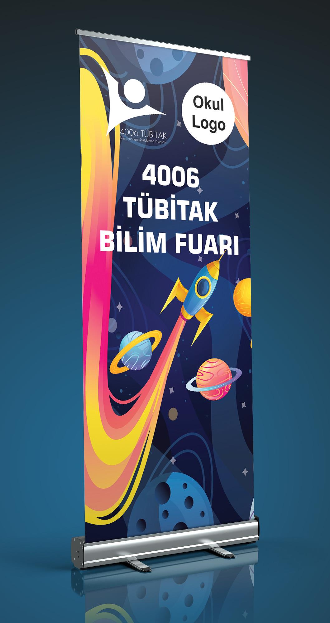Tübitak Bilim Fuarı Roll Up BFR 09