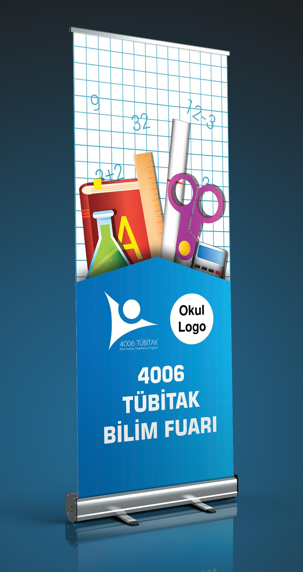 Tübitak Bilim Fuarı Roll Up BFR 10