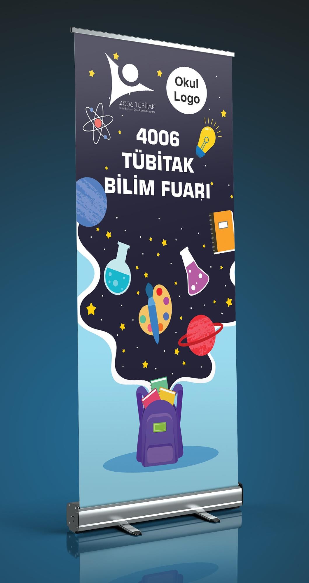 Tübitak Bilim Fuarı Roll Up BFR 11