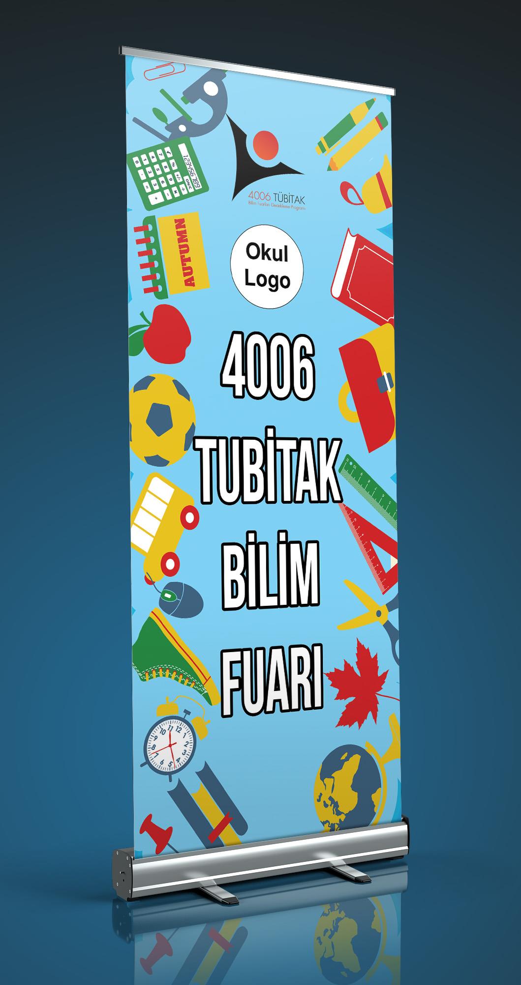 Tübitak Bilim Fuarı Roll Up BFR 13