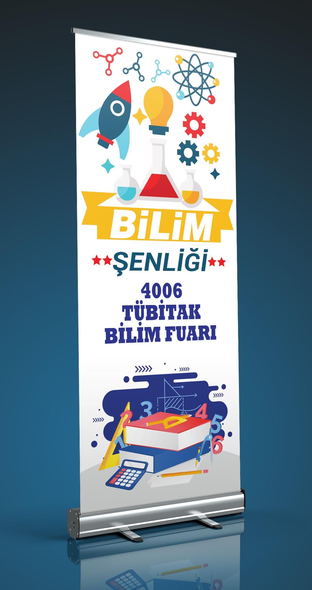 Tübitak Bilim Fuarı Roll Up BFR 14