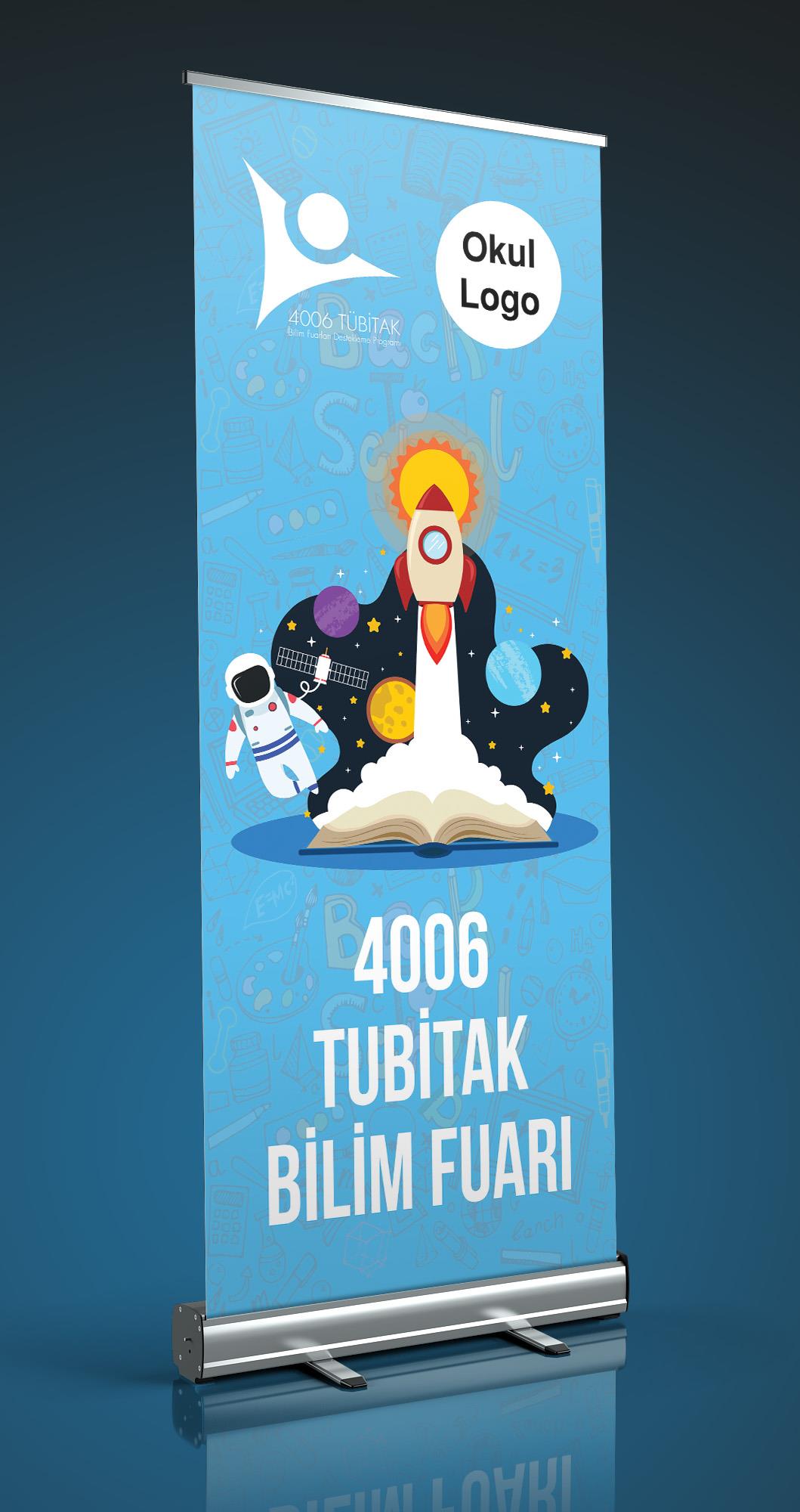 Tübitak Bilim Fuarı Roll Up BFR 20