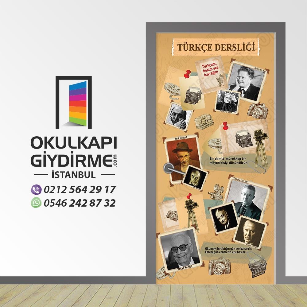 Türkçe Sınıfı Kapı Giydirme 08