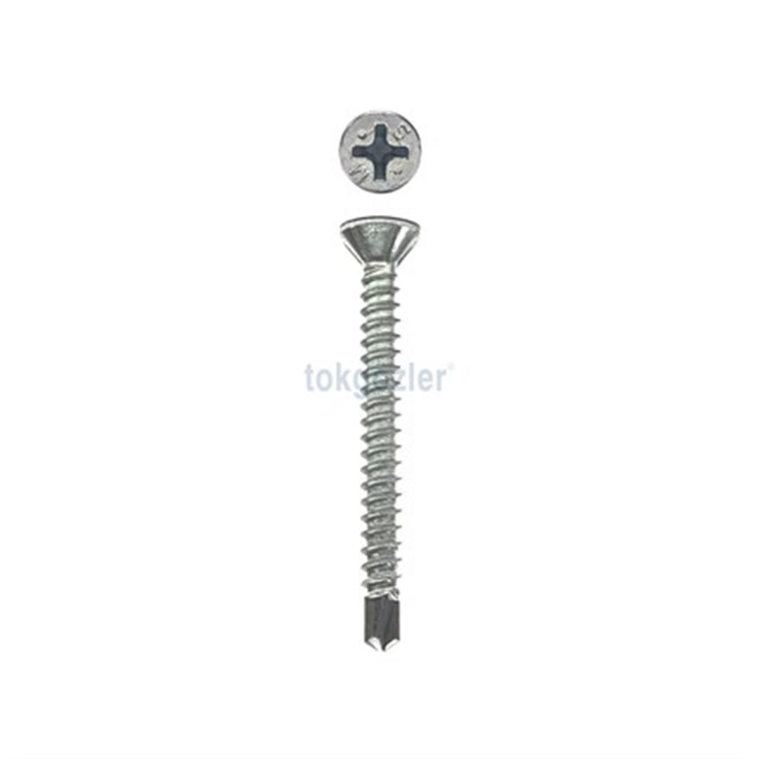 4.8x60 DIN 7504P YHB Matkap Uçlu Sac Vidası