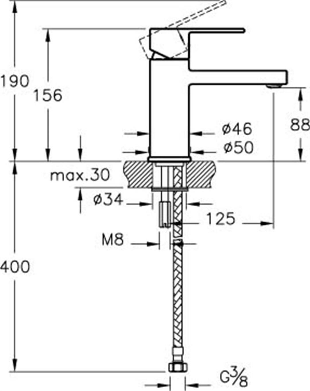 Artema Flo S Lavabo Bataryası A41936