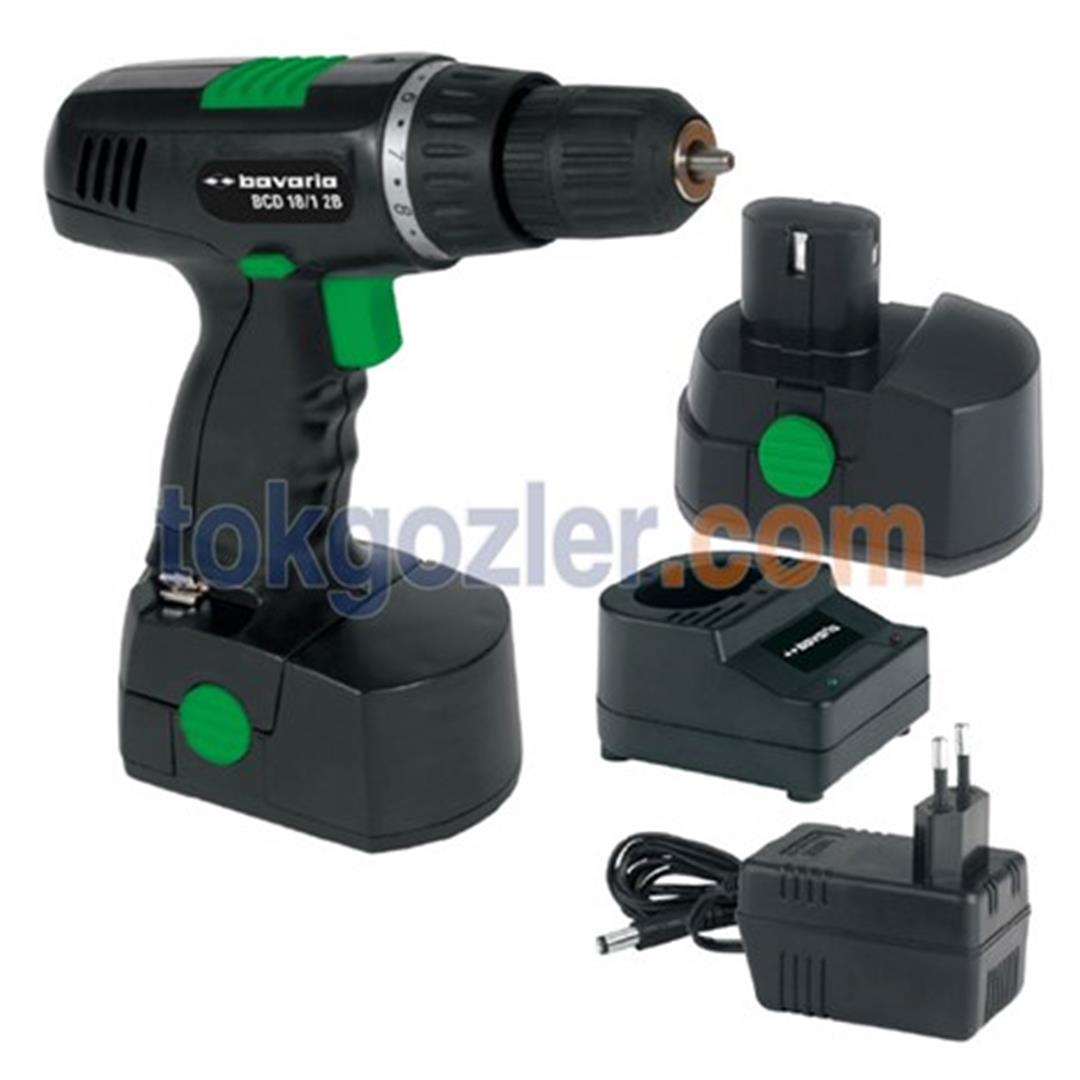 Bavaria BCD 18/1 2B Çift Akülü Vidalama 18 Volt