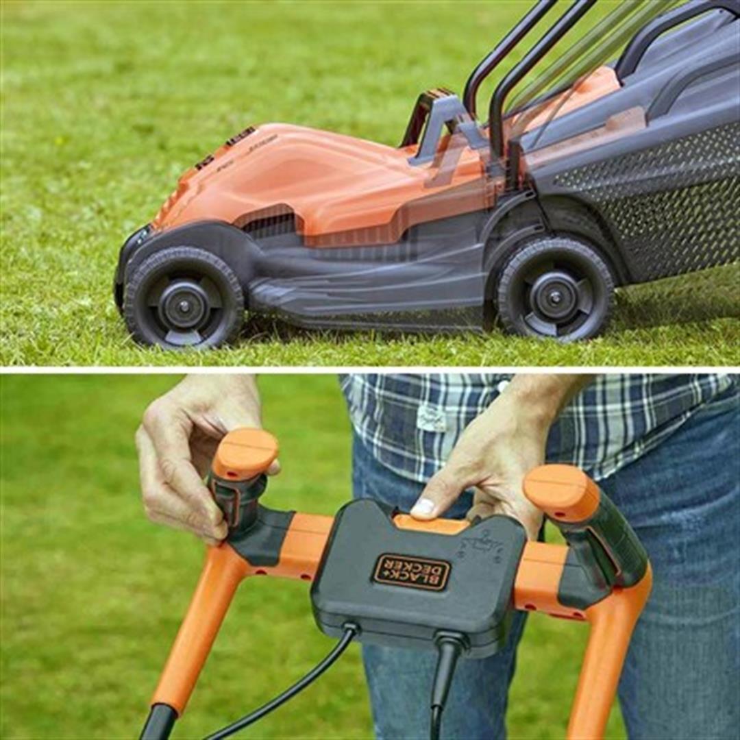 Black+Decker BEMW451BH Elektrikli Çim Biçme Makinesi 1200 Watt 32 cm