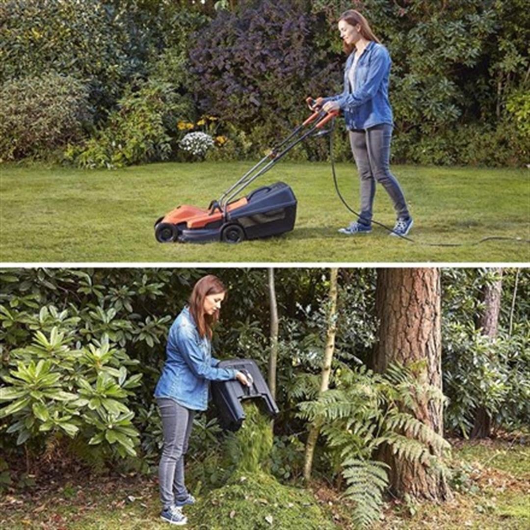 Black+Decker BEMW451BH Elektrikli Çim Biçme Makinesi 1200 Watt 32 cm