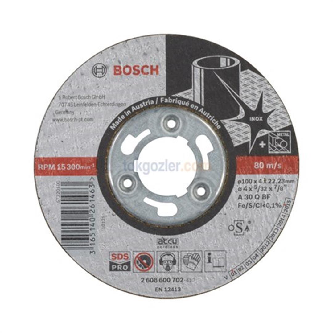 Bosch 100x4.0 mm GWS 14.4 Inox Disk