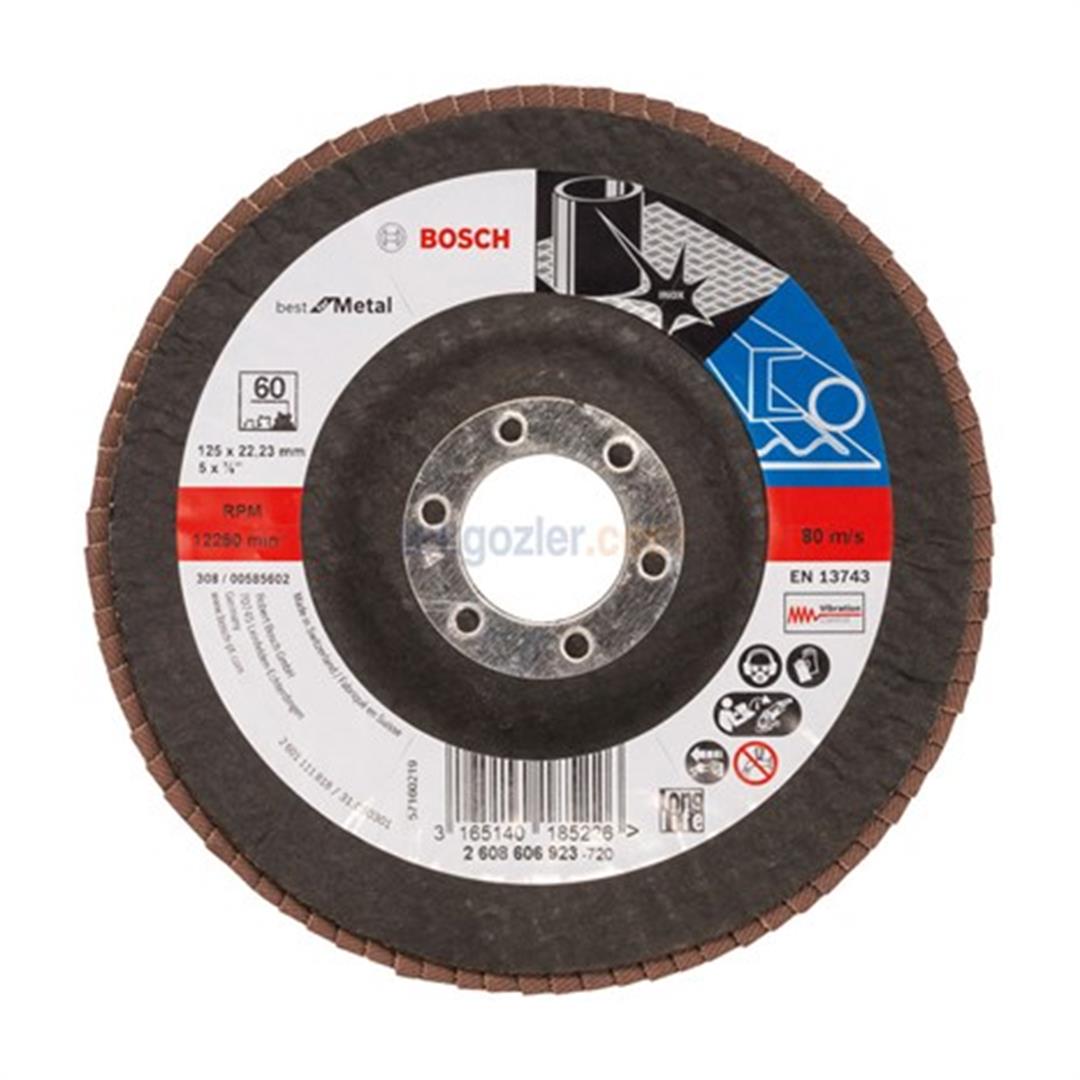 Bosch 125 mm 60 K Best for Metal Flap Zımpara Diski