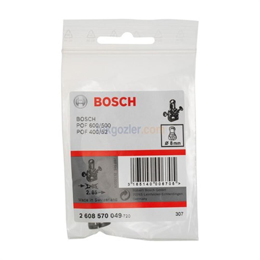 Bosch 8 mm Germe Somunu Olmadan Penset - POF 500/600 GGS 27/C