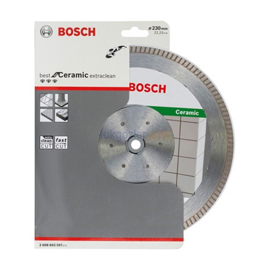 Bosch Best for Ceramic Extraclean Turbo - Seramik ve Fayans İçin Elmas Kesme Diski 230 mm
