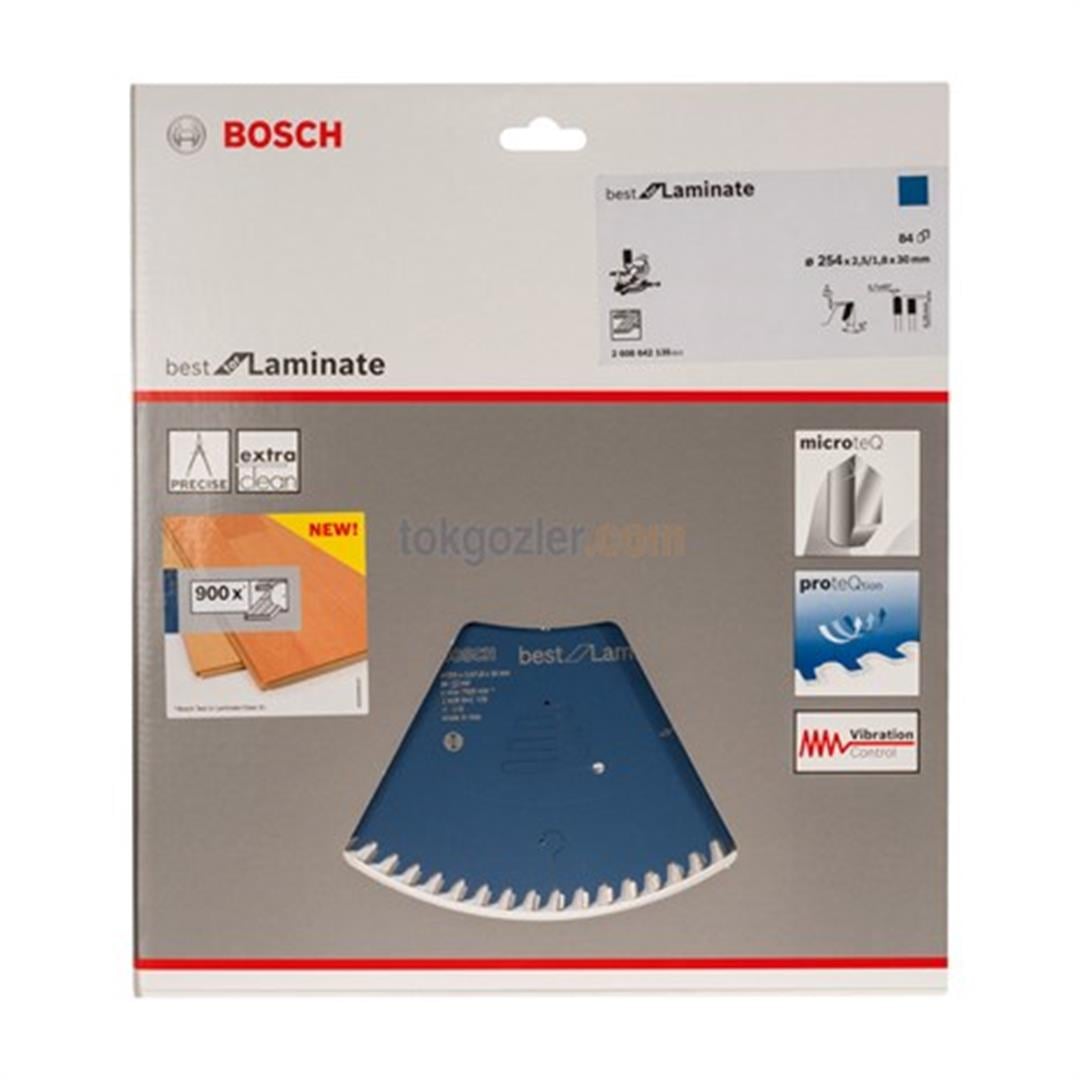 Bosch Best for Laminate 254x30 mm 84 Diş Laminat İçin Daire Testere Bıçağı