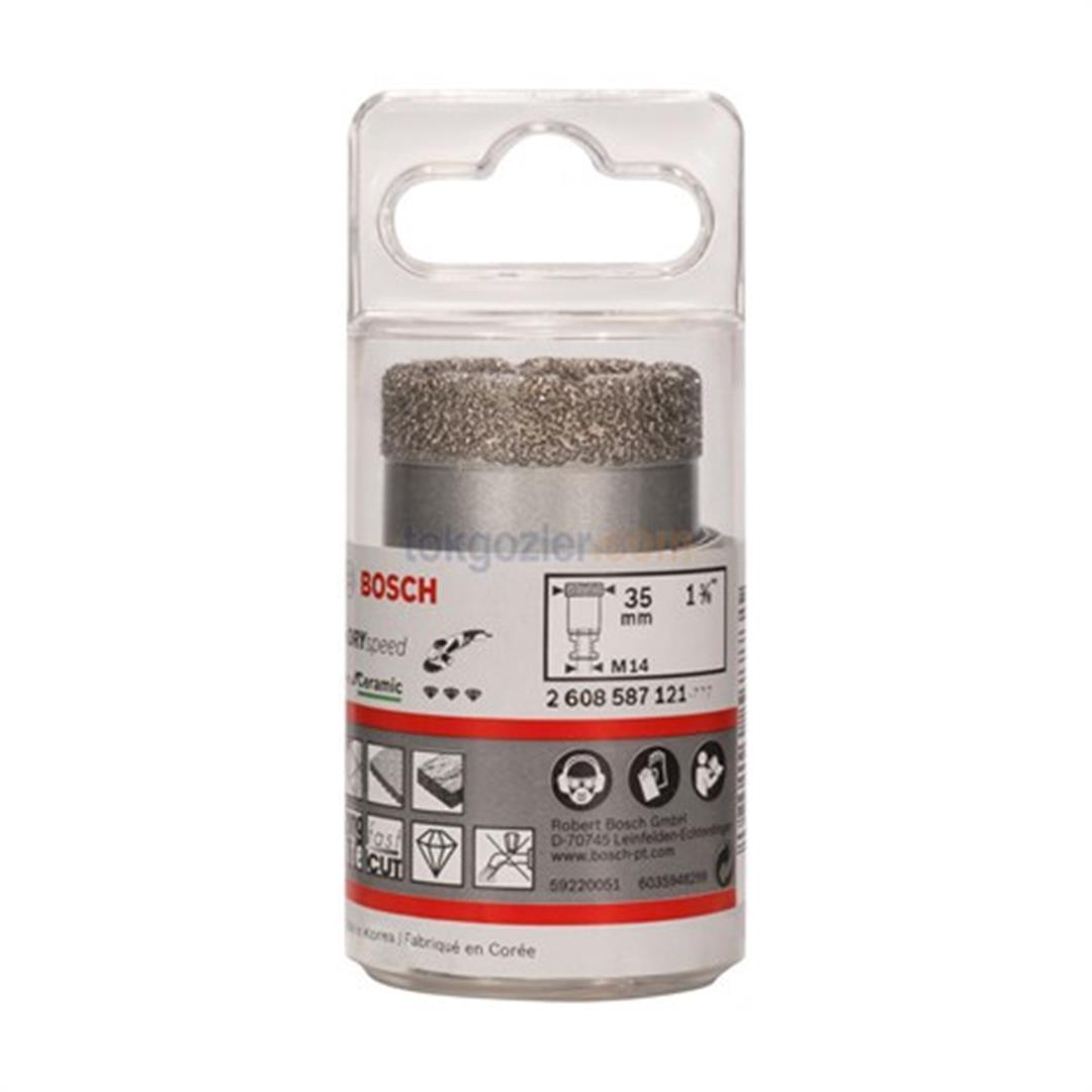 Bosch DrySpeed Best for Ceramic Kuru Elmas Delici - Seramik İçin 35x35 mm