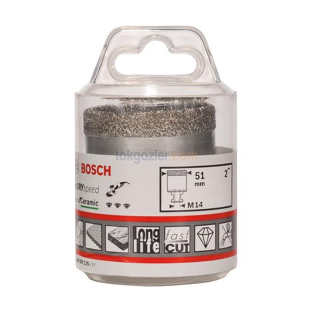 Bosch DrySpeed Best for Ceramic Kuru Elmas Delici - Seramik İçin 51x35 mm