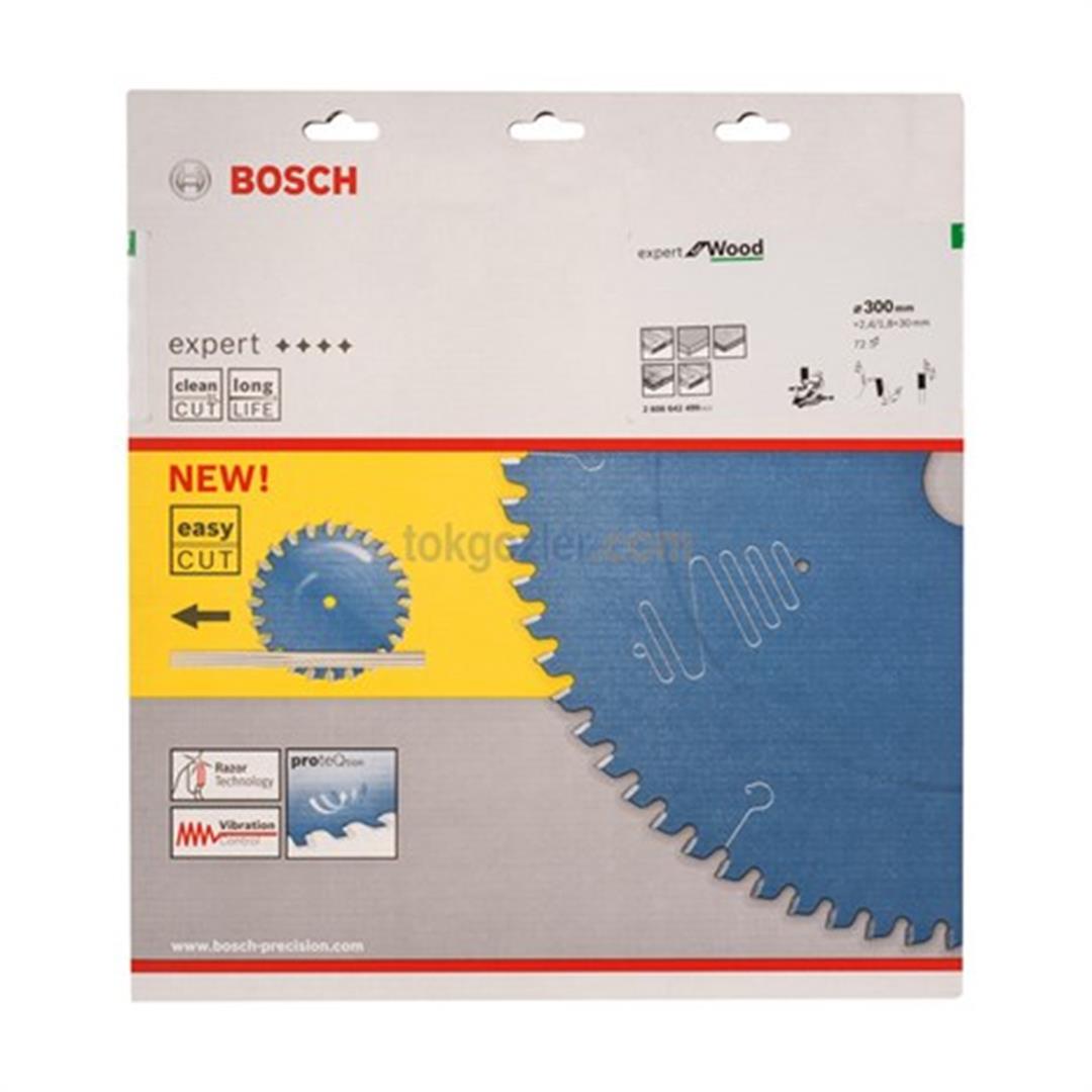 Bosch Expert for Wood 300x30 mm 72 Diş Ahşap İçin Daire Testere Bıçağı