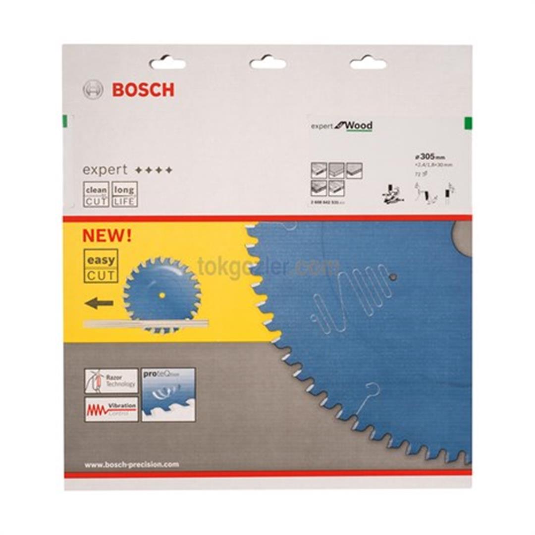 Bosch Expert for Wood 305x30 mm 72 Diş Ahşap İçin Daire Testere Bıçağı