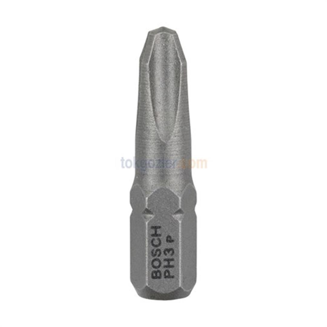 Bosch ExtraHard Ekstra Sert Vidalama Ucu PH3x25 mm 3lü Paket