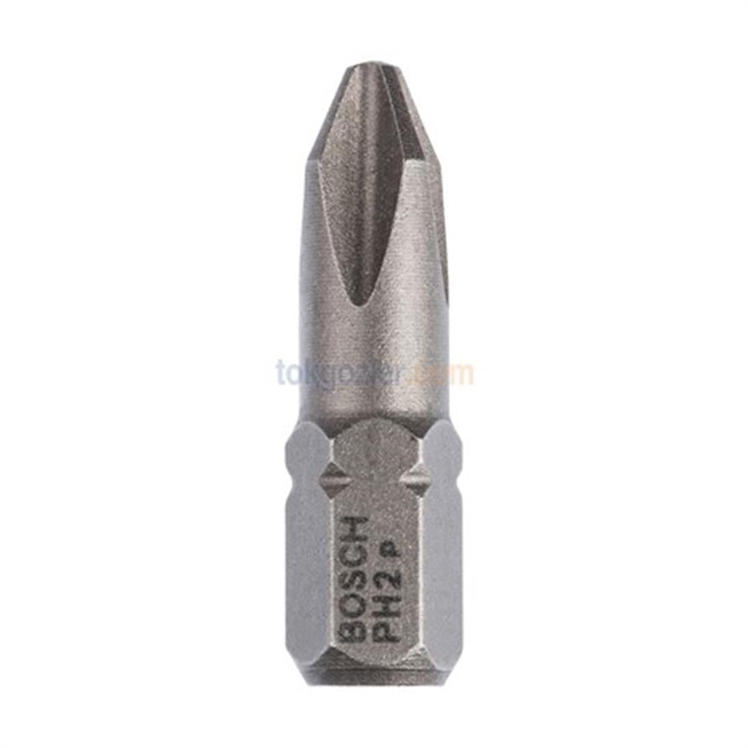 Bosch ExtraHard Ekstra Sert Vidalama Ucu PH2x25 mm 10lu Paket