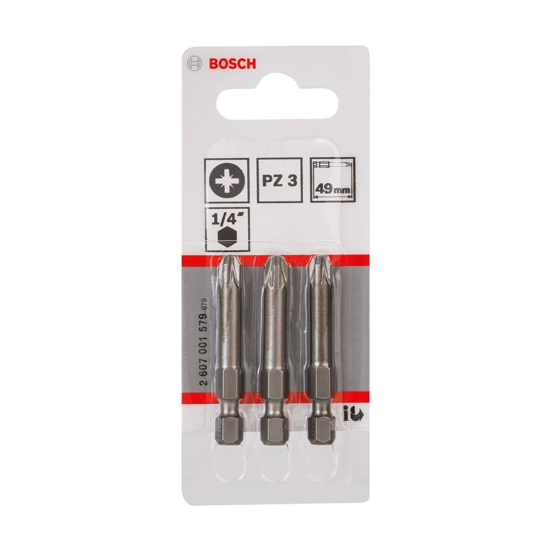 Bosch ExtraHard Ekstra Sert Vidalama Ucu PZ 3x49 mm 3lü Paket