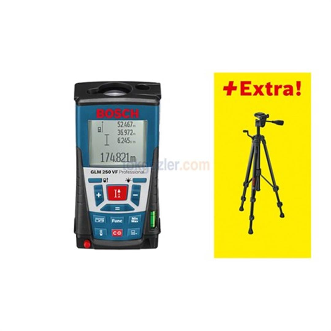 Bosch GLM 250 VF + BS 150 Professional Lazerli Uzaklık Ölçer